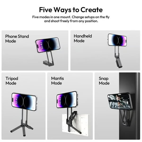 ⚡ Strong Magnetic Phone Tripod for iPhone
