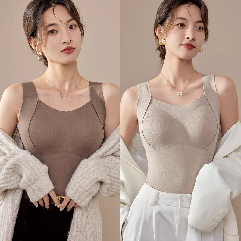 💃2025New 50%OFF✨Thickened Warm Tank Top with Lined Bra