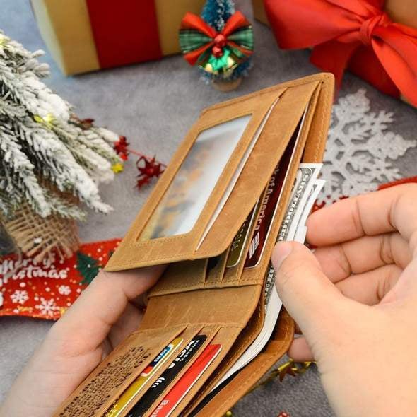 🎄Last Day SALE 50% OFF🧔 ❤️Engraved Genuine Leather Wallet