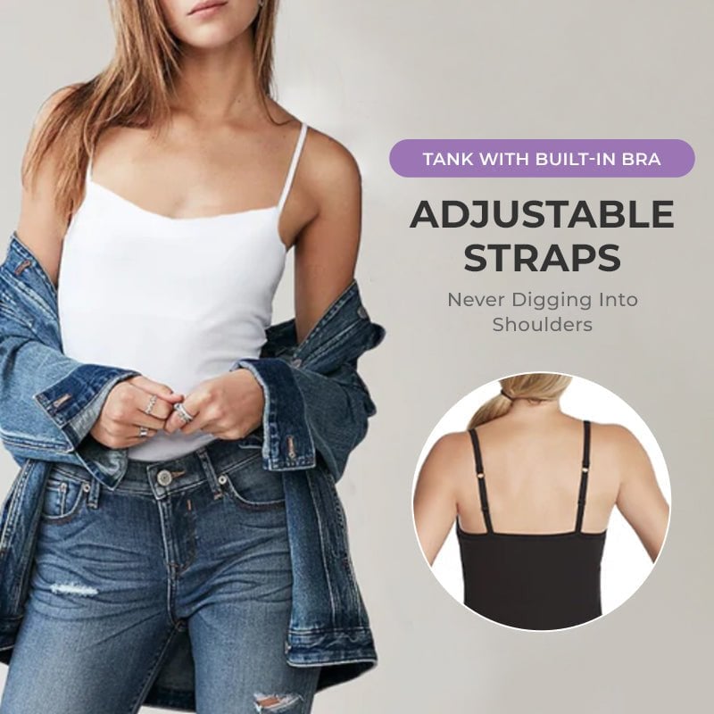 ☀️Spring Sale☀️ - Tank With Built-In Bra💥