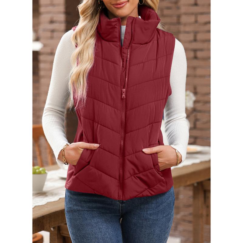 💖HOT SALE 49% OFF✨️Womens Sleeveless Zip Up Puffer Vest💗-Cozy Without Bulk