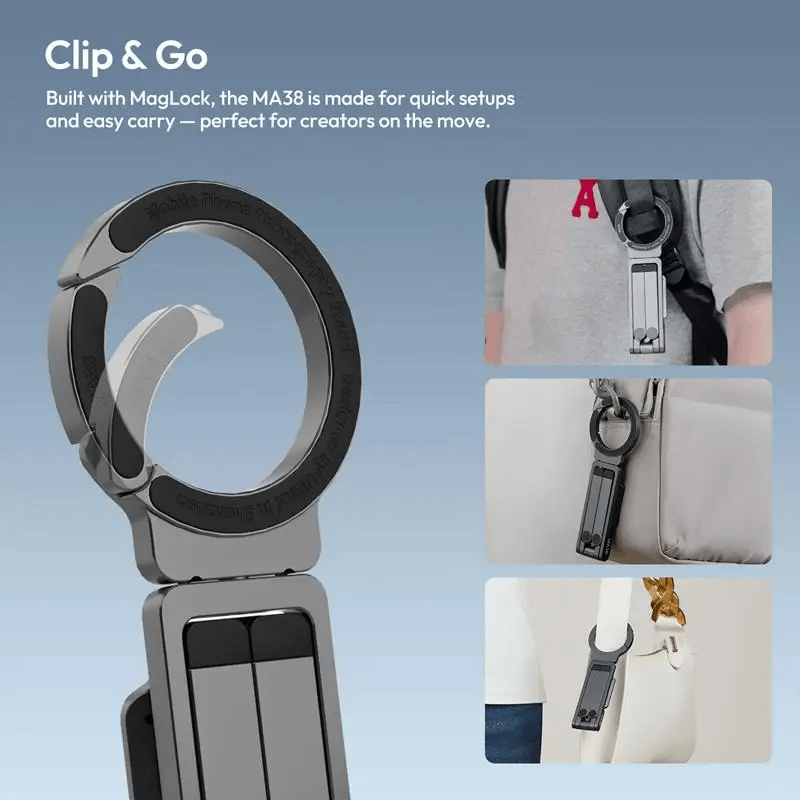 ⚡ Strong Magnetic Phone Tripod for iPhone