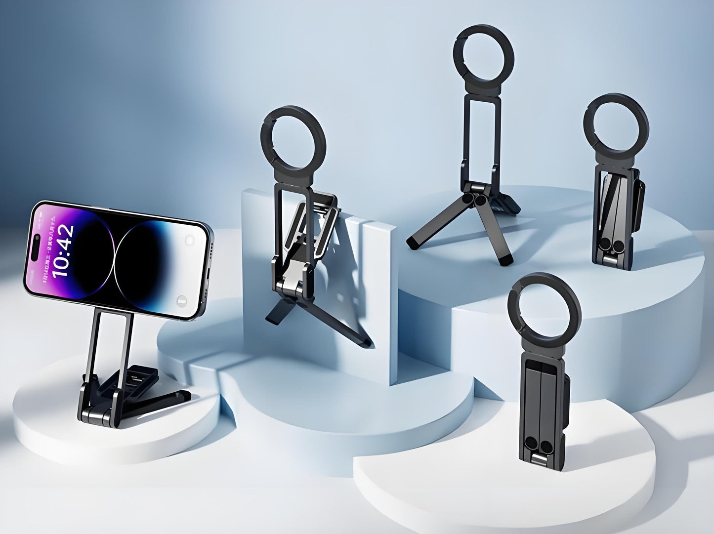 ⚡ Strong Magnetic Phone Tripod for iPhone
