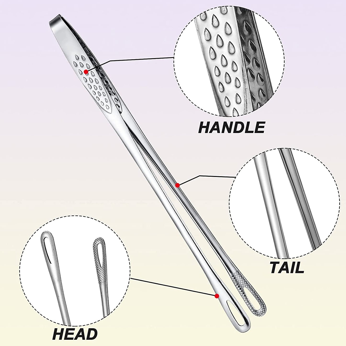 🎁 Hot Sale 49% OFF 🔥Stainless Steel Grill Tongs