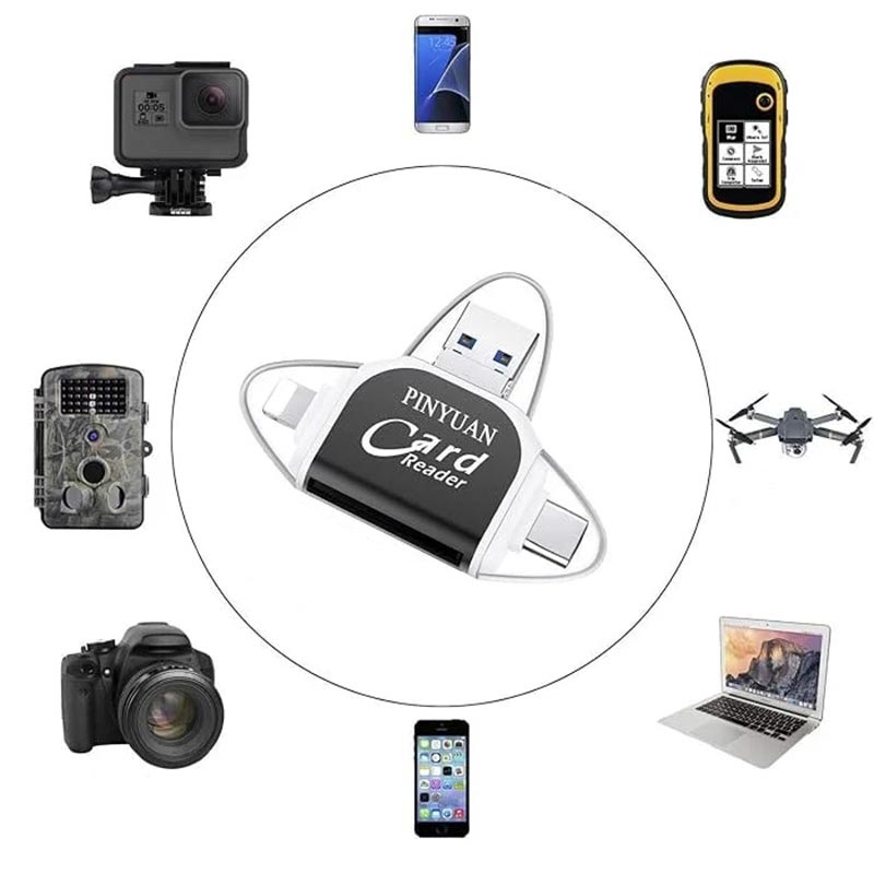 🔥Hot Sale - 49% OFF🔥4-in-1 Multifunctional Card Reader