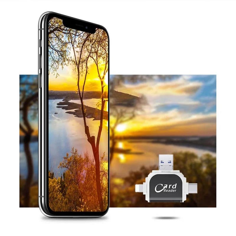 🔥Hot Sale - 49% OFF🔥4-in-1 Multifunctional Card Reader