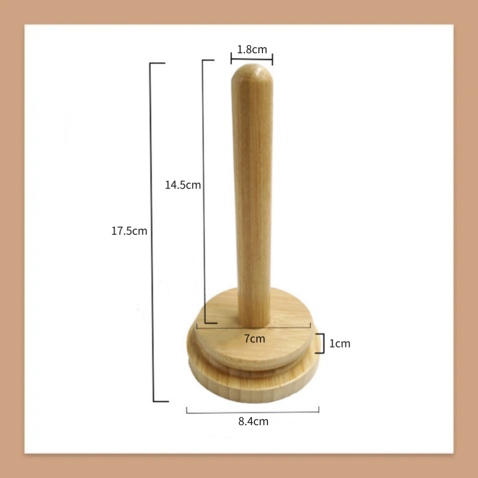 Wooden Yarn Spool Rack for Knitting Lovers