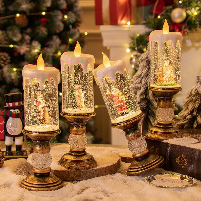 🎁Hot Promotion 50% Off🎅Christmas Candle Night Light🕯️
