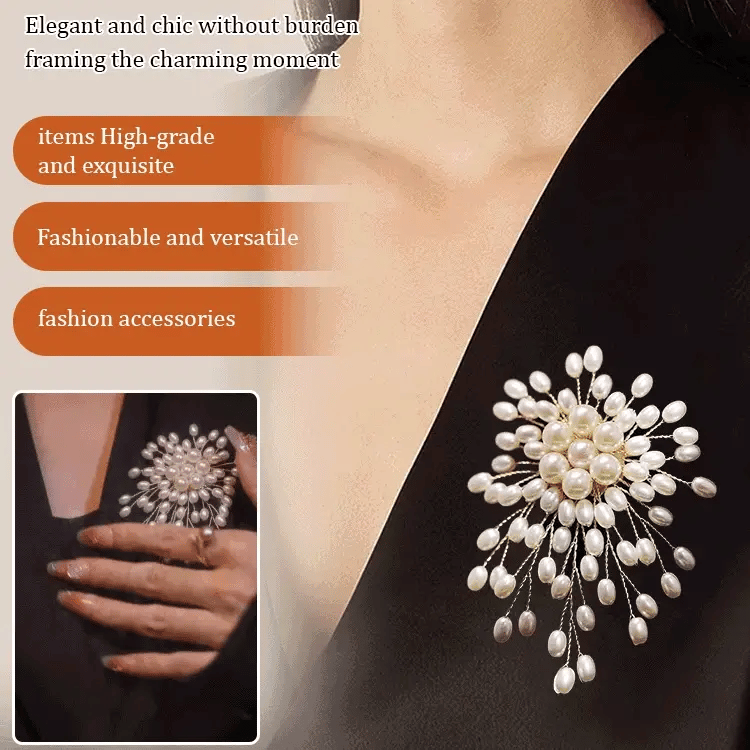 Elegance Redefined: The Pearl Brooch Every Classy Woman Needs! ✨
