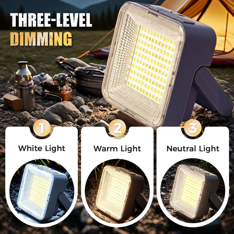 🔥HOT SALE 50% OFF🏆Portable & Waterproof Solar-Powered Camping Light🌞🏕️
