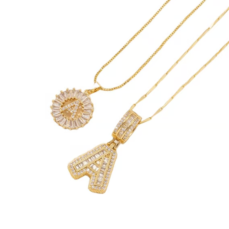 💍Last Day Only £8.99 & 2 Pack💍 Initial Letter Pendant Necklaces-Best Gift for your friends💝