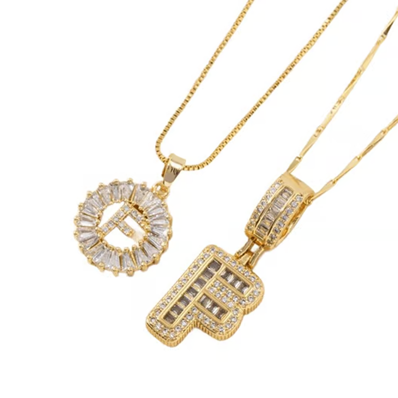 💍Last Day Only £8.99 & 2 Pack💍 Initial Letter Pendant Necklaces-Best Gift for your friends💝