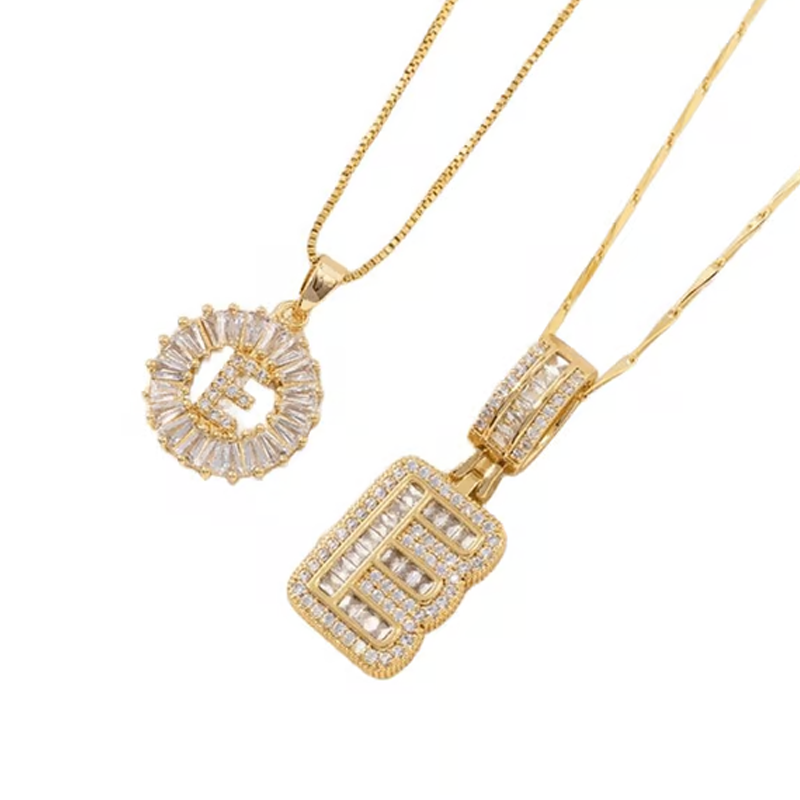 💍Last Day Only £8.99 & 2 Pack💍 Initial Letter Pendant Necklaces-Best Gift for your friends💝