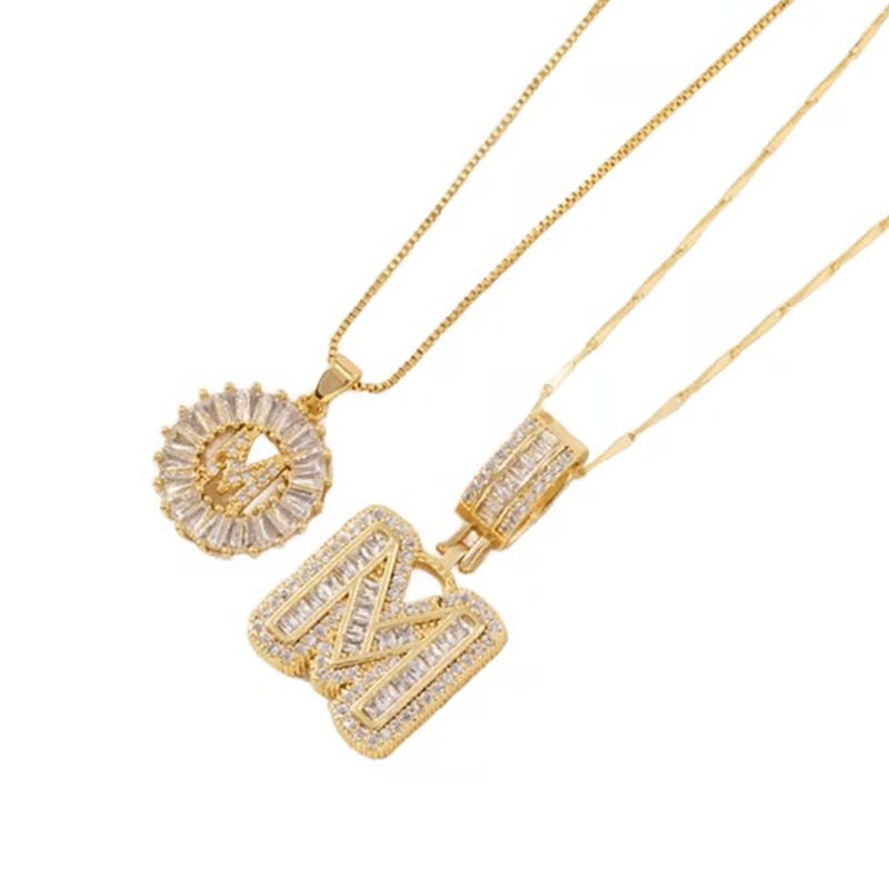 💍Last Day Only £8.99 & 2 Pack💍 Initial Letter Pendant Necklaces-Best Gift for your friends💝