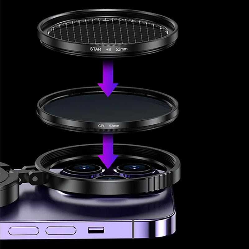 🔥Hot sale - 50% discount🔥2-in-1 magnetic CPL and star filter for lenses