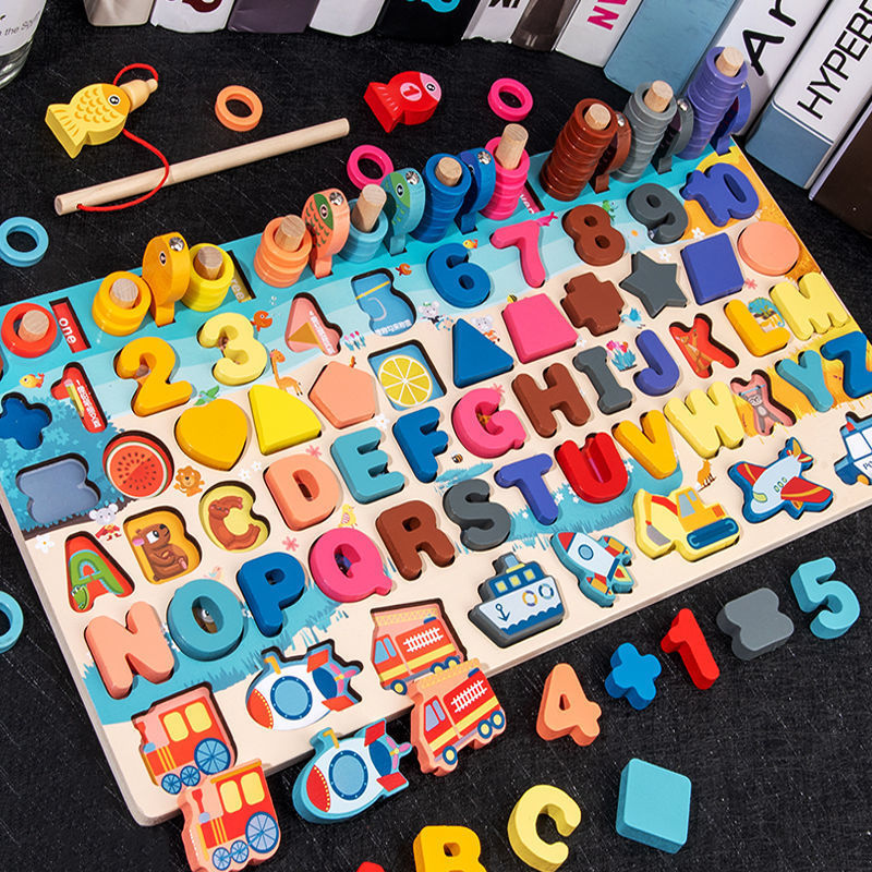 Educational Wooden Number Puzzle for Kids