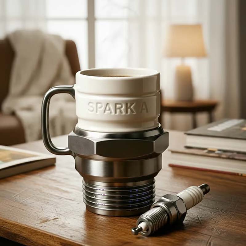 Creative Spark Plug Mug