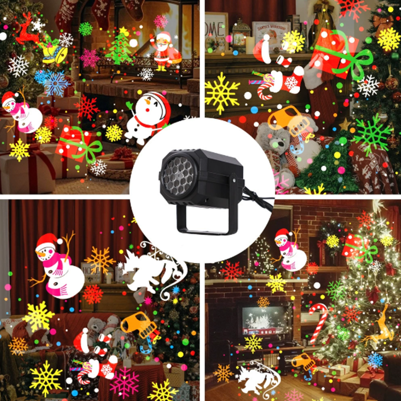 š„Black Friday Sale šRotating LED Christmas Pattern Projector Light