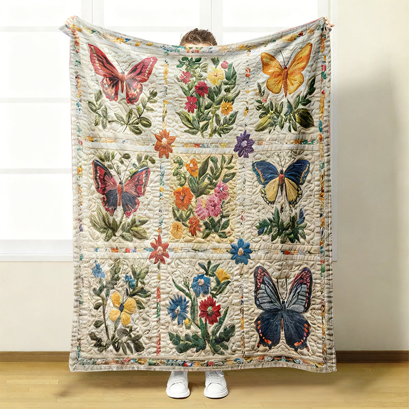 Cozy & Soft Floral Flannel Blanket