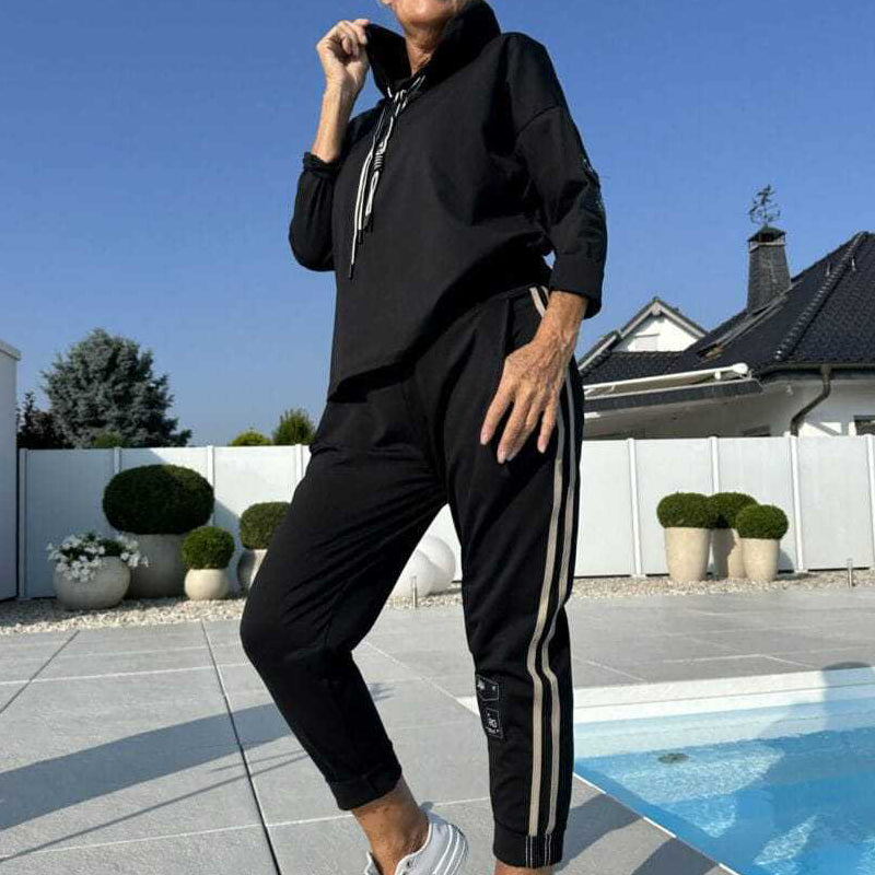 🔥Hot Sale Deals-Women’s Hooded Jacket & Drawstring Pants Set