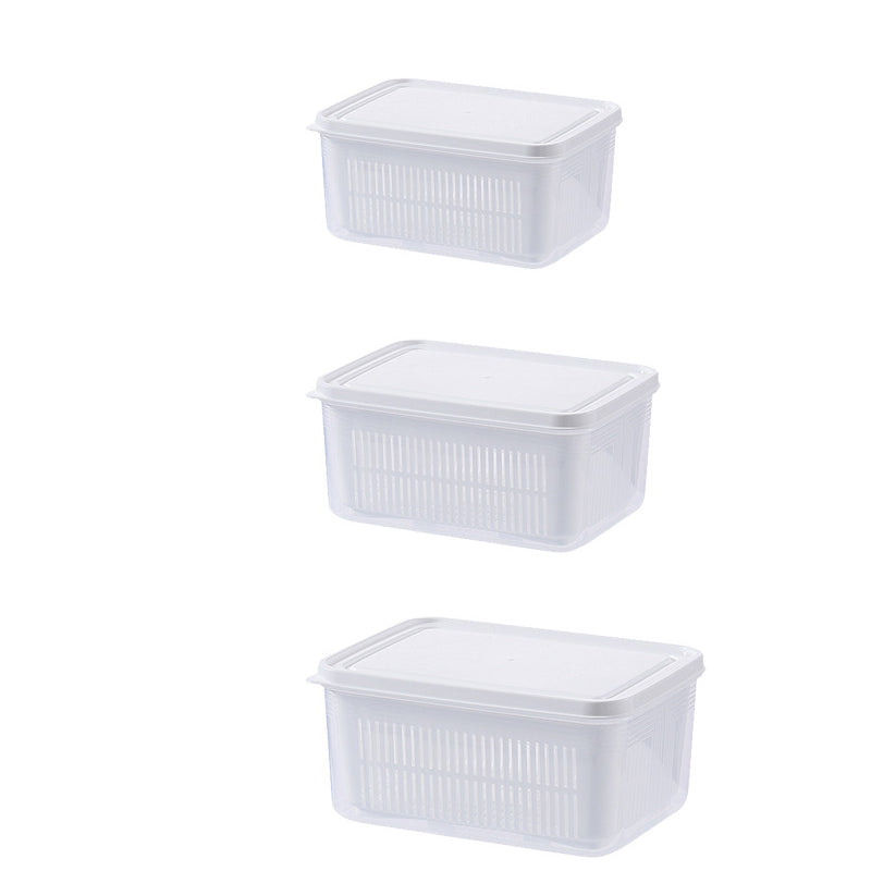 Layered Draining Food Storage Container