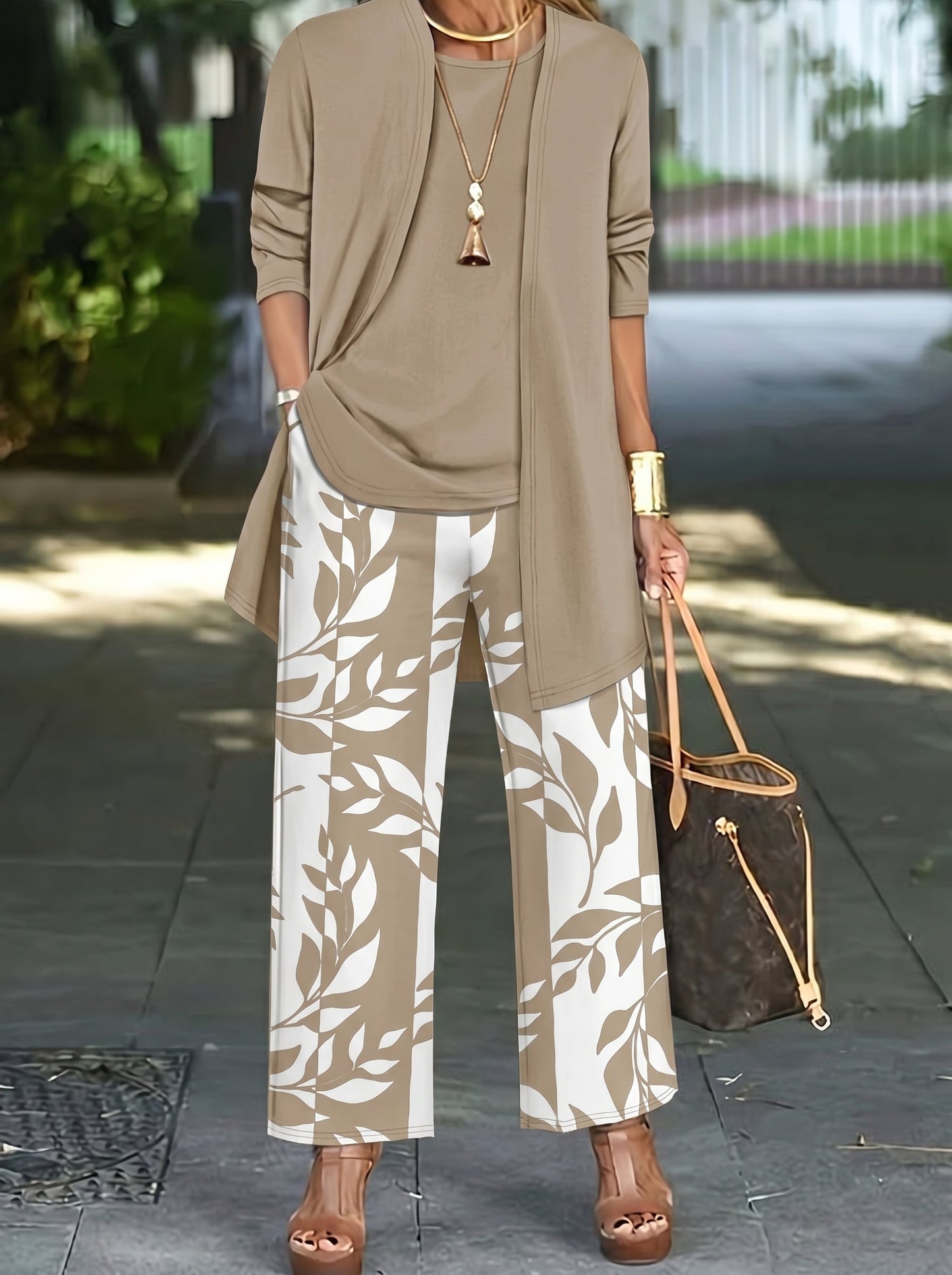 Women's Floral Print Long Sleeve & Pants Set😍 Effortless Elegance In One Outfit ✨