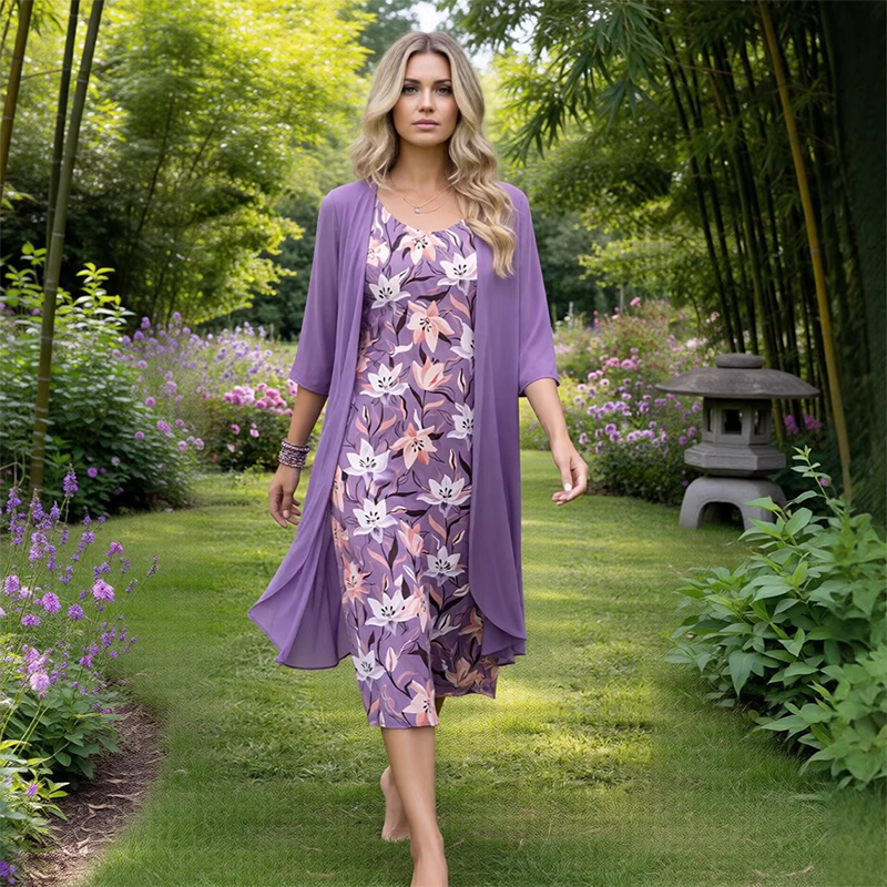 Women Floral Midi Dress