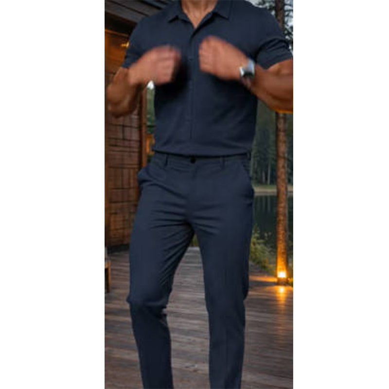⏰ 50% OFF – 2026 New Arrival 👔✨ Men's Lightweight 2-Piece Casual Suit – Effortless Style in Seconds! | Breathable Fabric, All-Day Comfort ☀️🌿