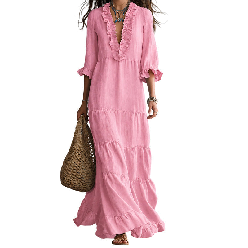 ๐ 2026 Sale โ Over 34,500 Sold โจ Square Neck Swing Dress โ Women Casual Outfit ๐ผ