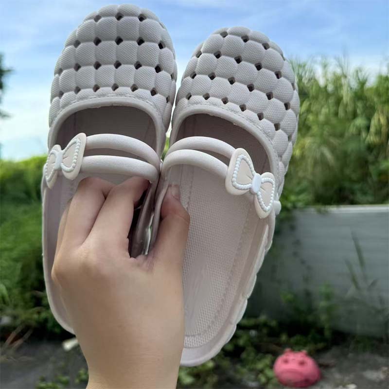 📢 🎀LAST DAY SALE – ONLY £12.99‼️👡Breathable Bow Mules | Stylish Soft Slip‑On Mule Shoes✨