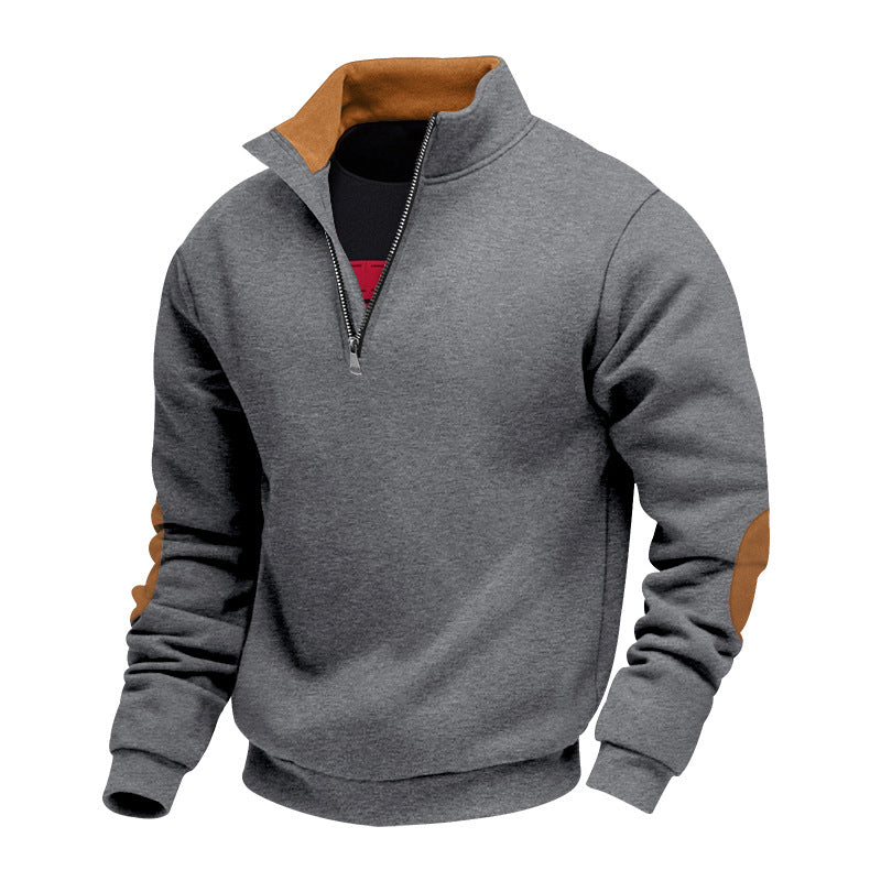 Hot Sale 50% OFF💖Men's Casual Plush Half-Zip Pullover