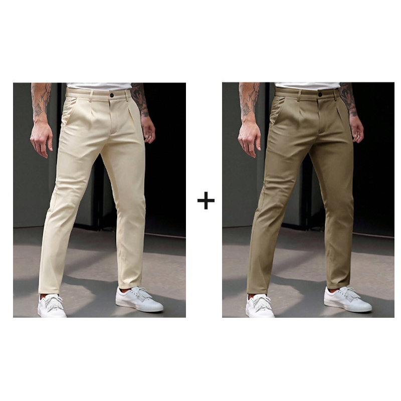 Men's Stretch Slim-Fit Business Trousers