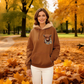 💖Cute Highland Cow Cozy Fleece-Lined Hooded Sweatshirt