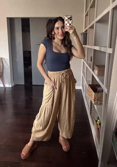 🔥LAST DAY SALE 49% OFF👖Women's Linen Casual Wide Leg Pants