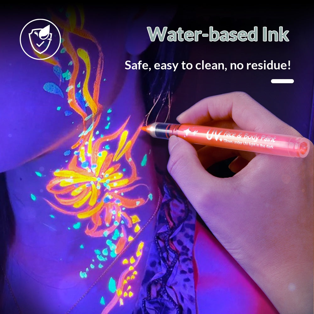 🎅Christmas Special Deals £7.95!!⚡50K+ SOLD!🎁8 Color Body Markers Face Paint Pens