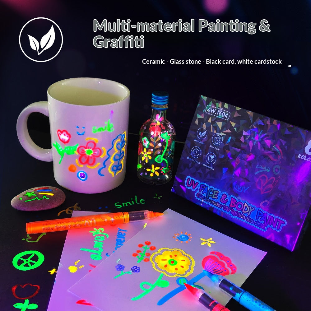 🎅Christmas Special Deals £7.95!!⚡50K+ SOLD!🎁8 Color Body Markers Face Paint Pens