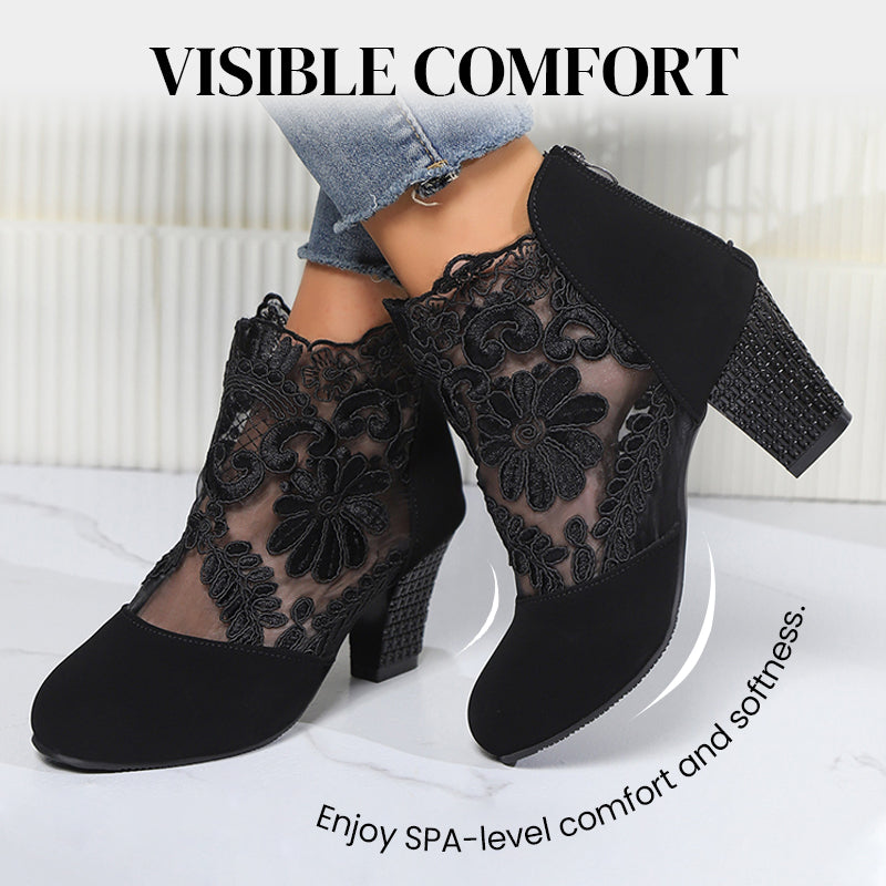 Women's Summer Elegant Lace High Heels