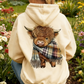 💖Cute Highland Cow Cozy Fleece-Lined Hooded Sweatshirt
