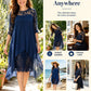 🎁Hot Sale🎁65% OFF💥Women's Elegant High-Low Hem Lace Overlay Dress