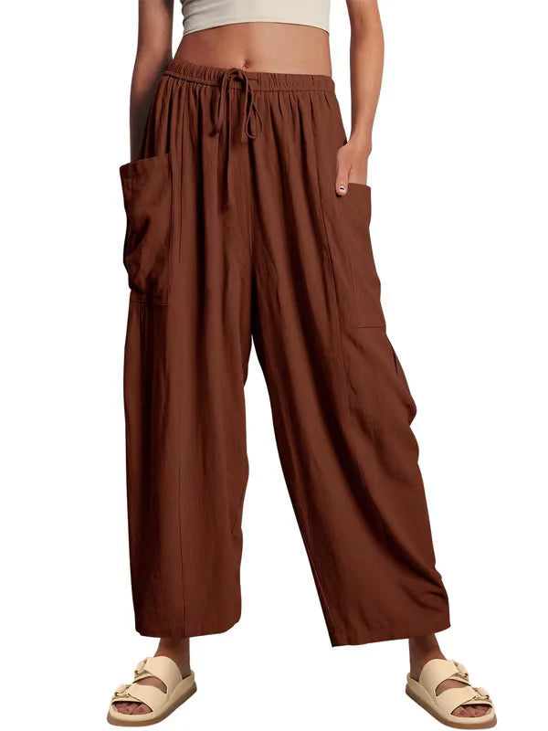 🔥LAST DAY SALE 49% OFF👖Women's Linen Casual Wide Leg Pants