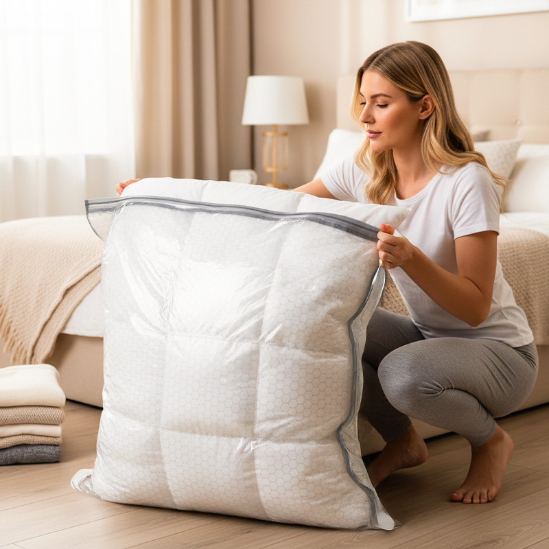 🏆⚡ 50K+ SOLD! Cordless Travel Vacuum Storage Compression Bag