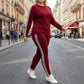 Women's 2-Piece Long Sleeve Tracksuit Set
