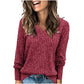 Women's V Neck Long Sleeve Solid Sweater -👏Soft and Warm!