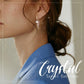 Crystal tassel earrings