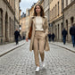 ⏳LIMITED OFFER 70%OFF🌞Women’s Fitted High-Waisted Zip-Pocket Trousers - 👖Lightweight, Breathable, Soft 26"/27" Ankle Pants with Zipper Pockets💕