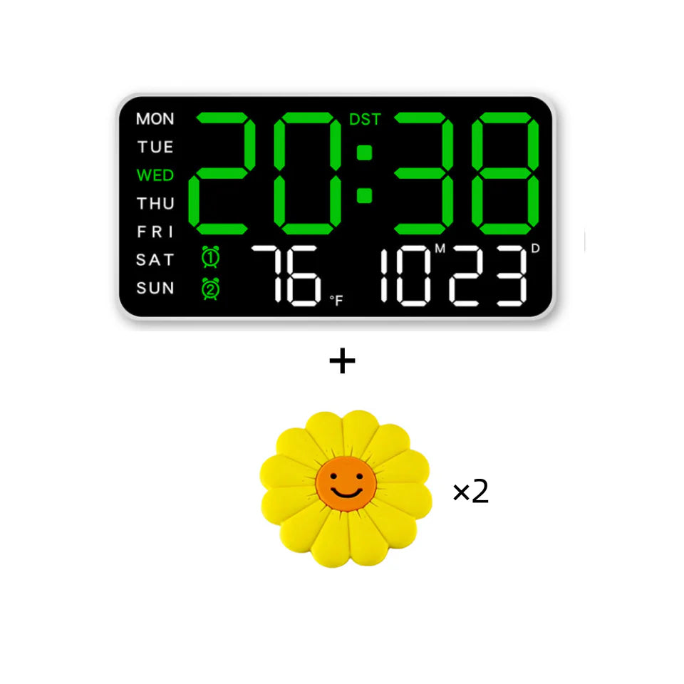 📢📢49% OFF !! ⏰Multifunctional decorative LED digital wall clock，The limitless digital clock for the modern UK home