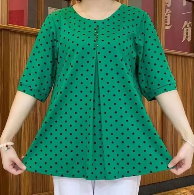 🔥Hot Sale - 50% OFF💝New Polka Dot Print Shirt