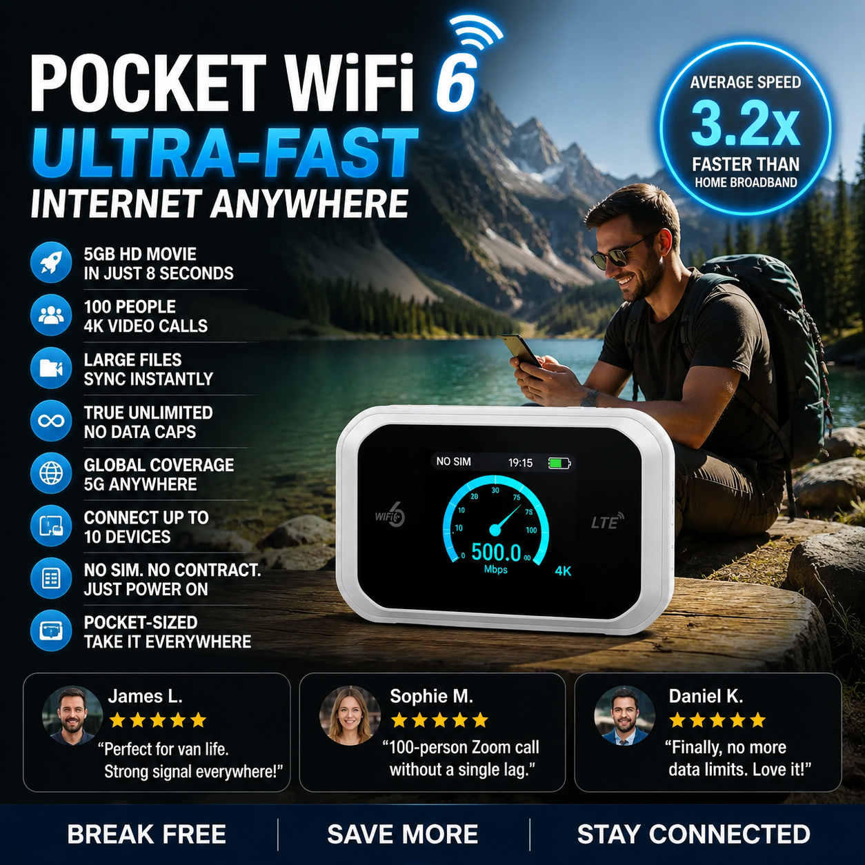 📶Limited-Time Offer-Mobile hotspot with full Wi-Fi coverage