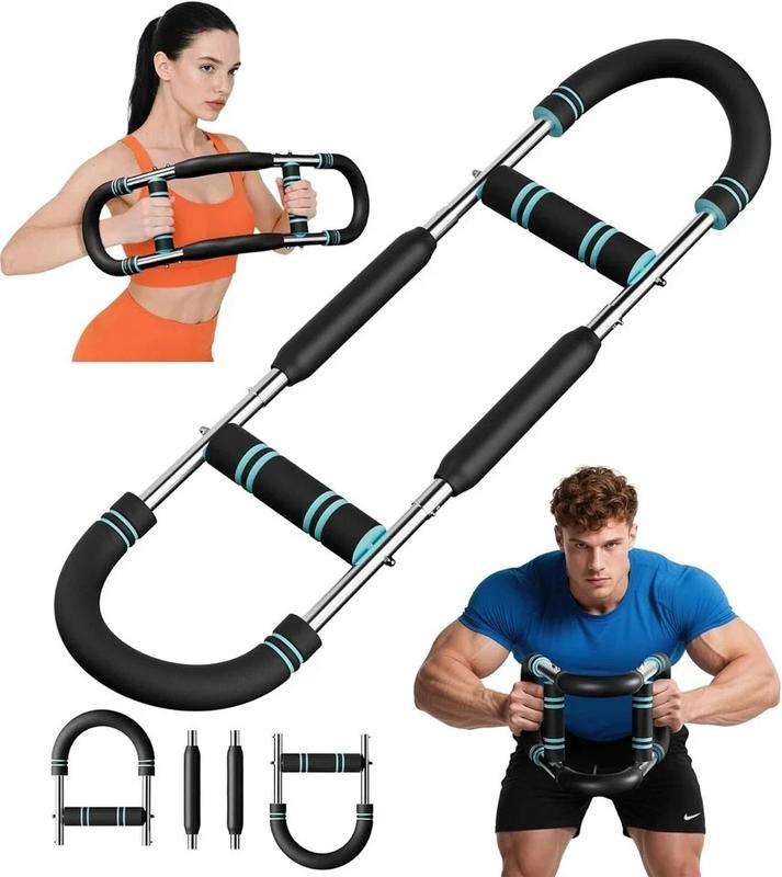 ✨🔥Adjustable weight bar for arm trainers, arm and torso strength training equipment, portable training device for home gyms and fitness