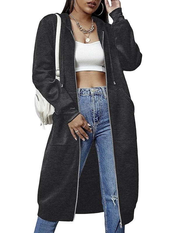 🥳Last Day Sale 49%🔥Women Casual Zip up Fleece Hoodies